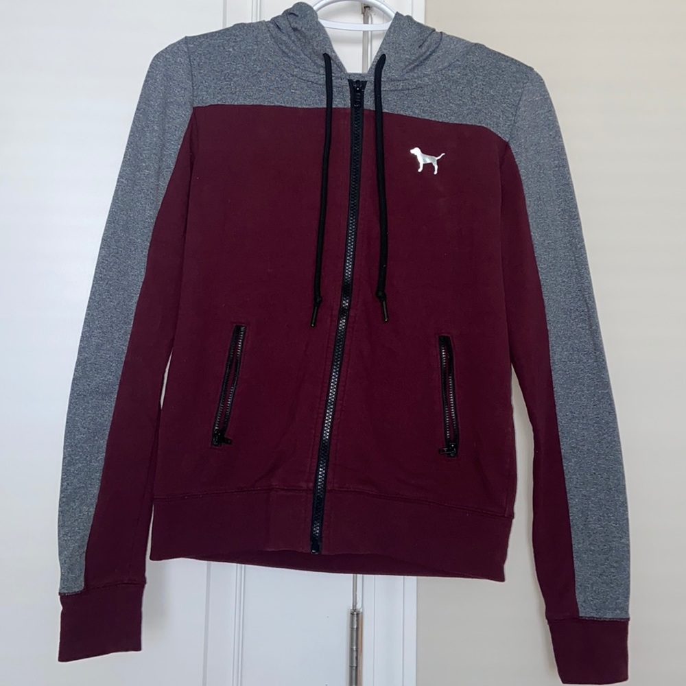 PINK logo hoodie